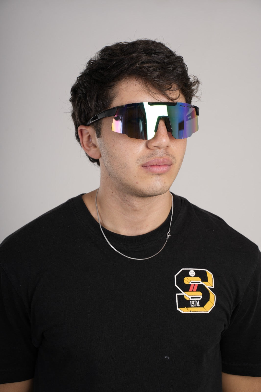 Gafas deportivas espejo tres colores unisex