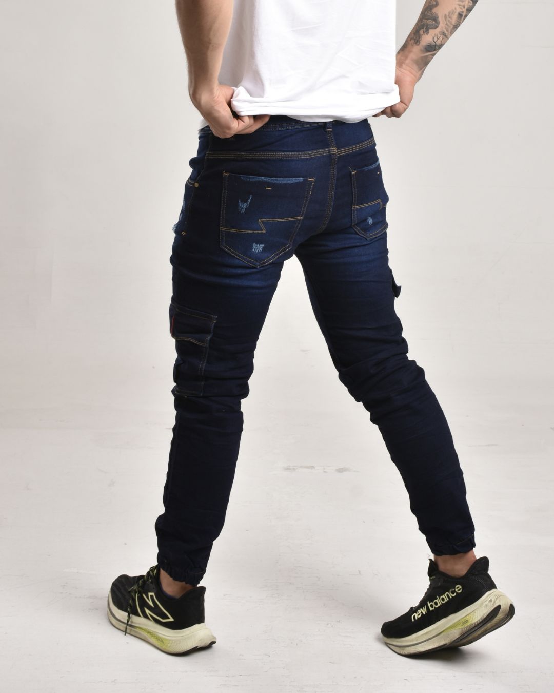 Jean Camuflado Tono Azul Oscuro