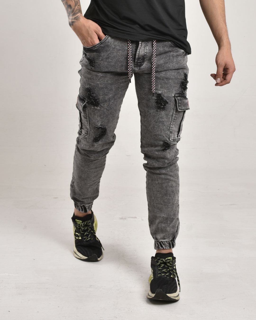 Jean Camuflado Tono Gris
