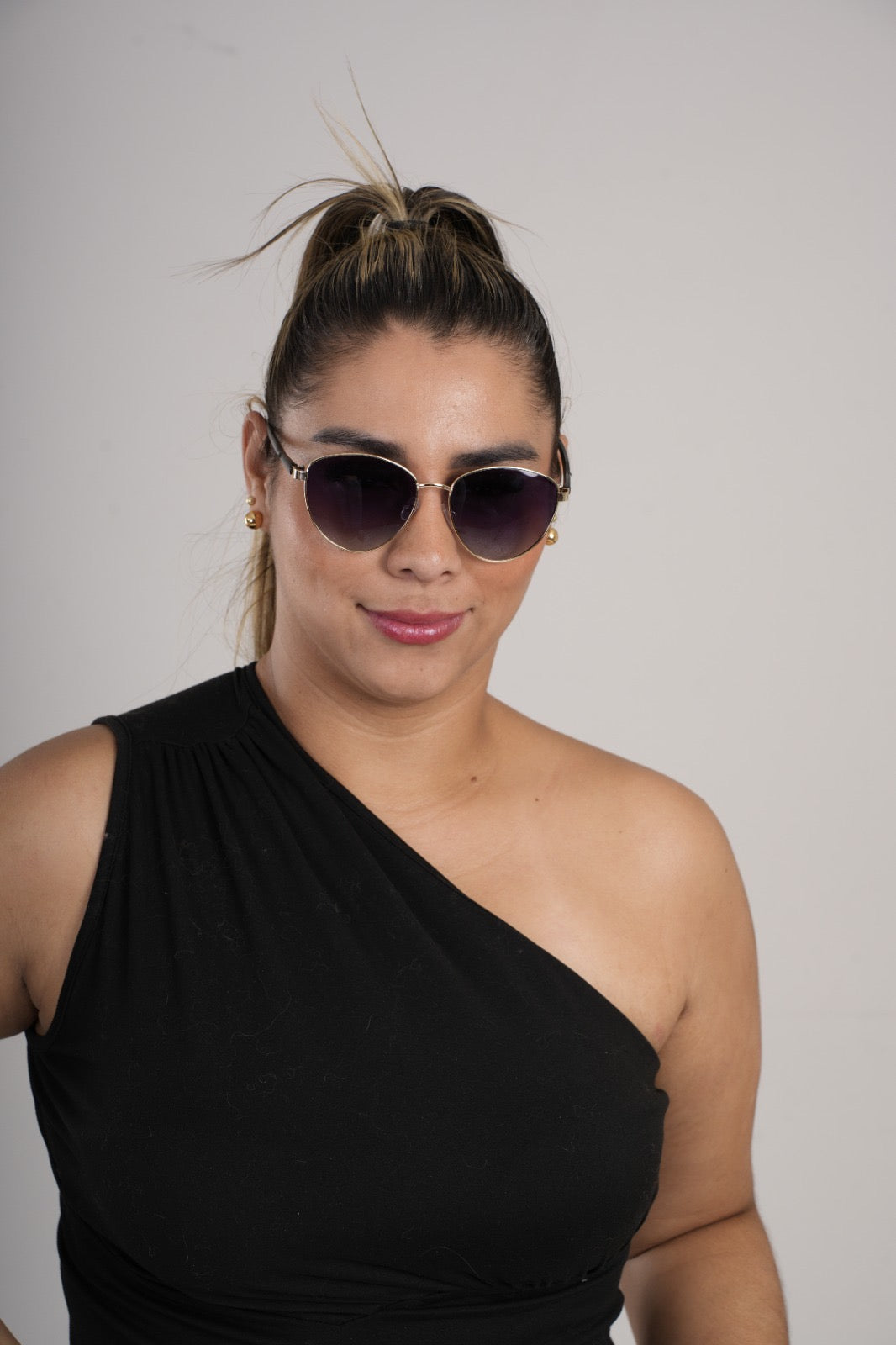 Gafas de sol corazón violeta for women