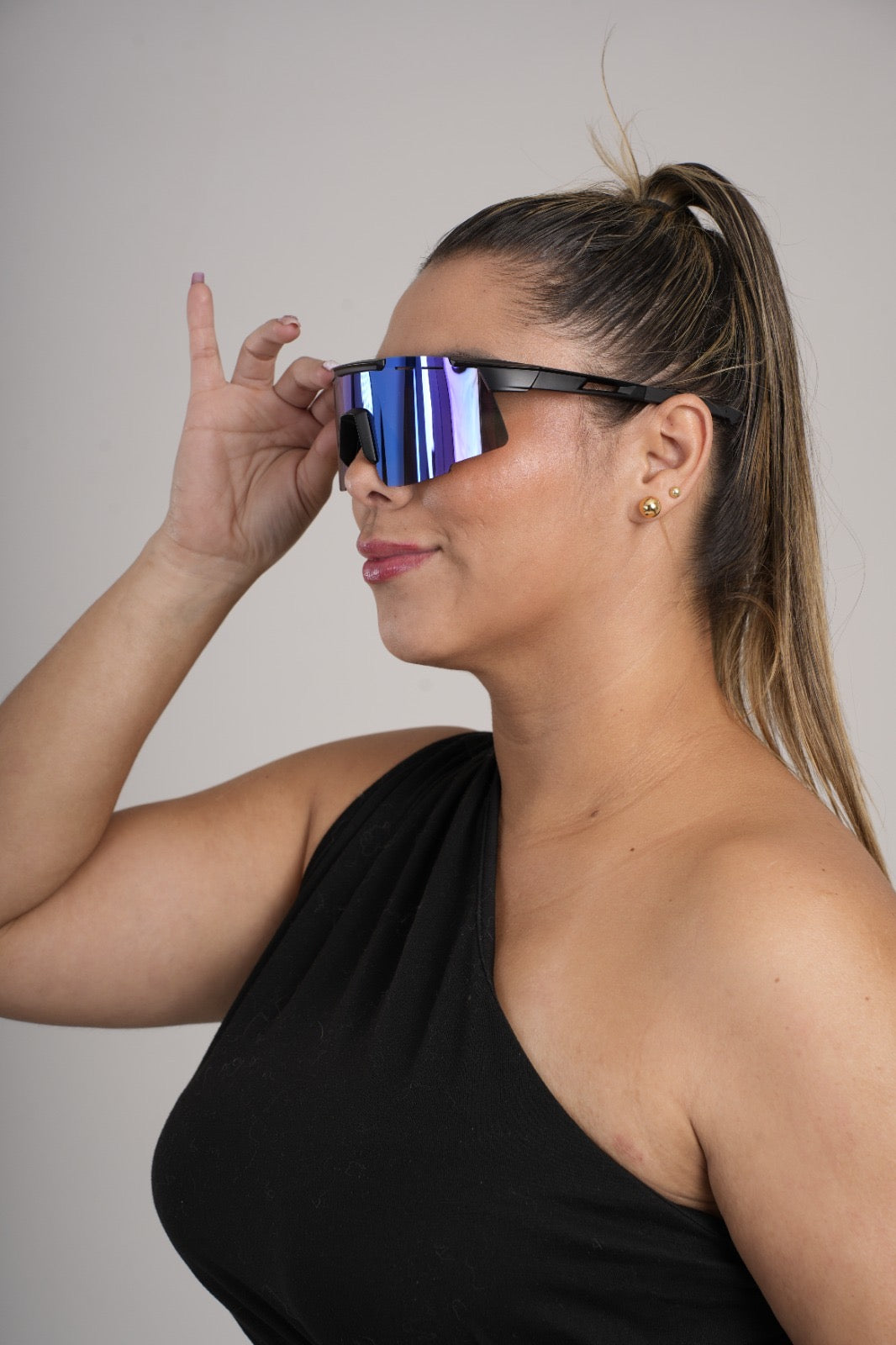 Gafas deportivas espejo tres colores unisex