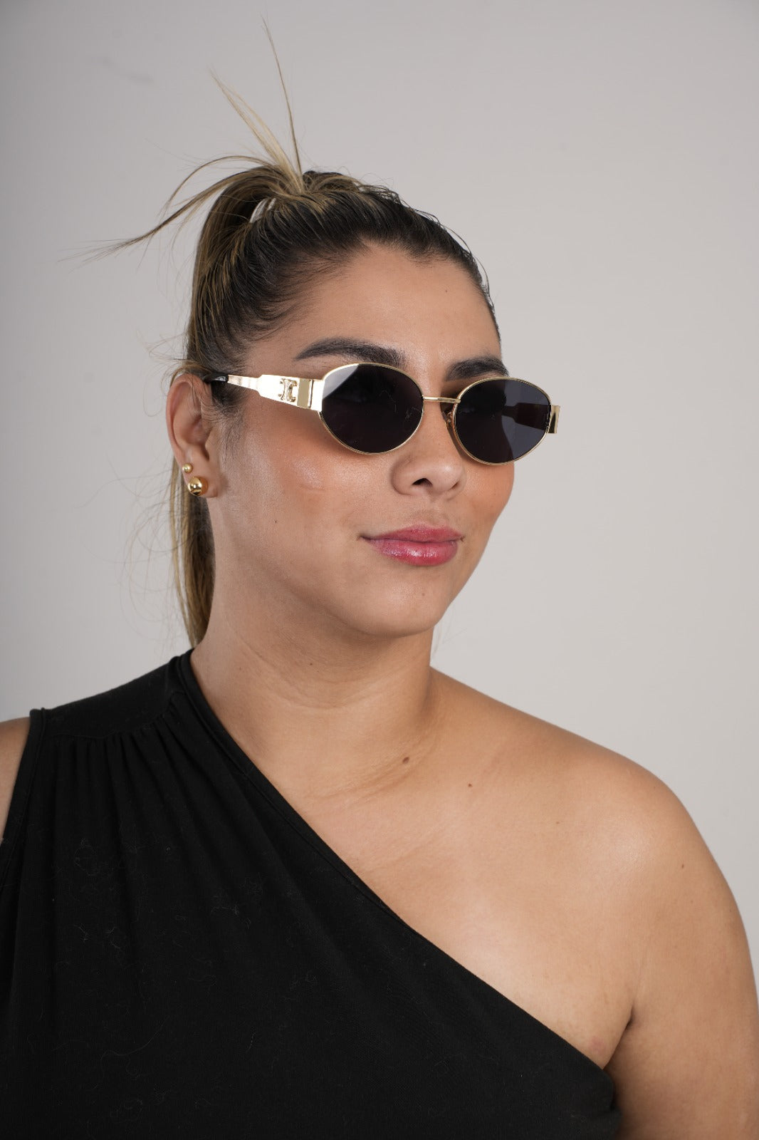 Gafas de sol nesty oro x negra