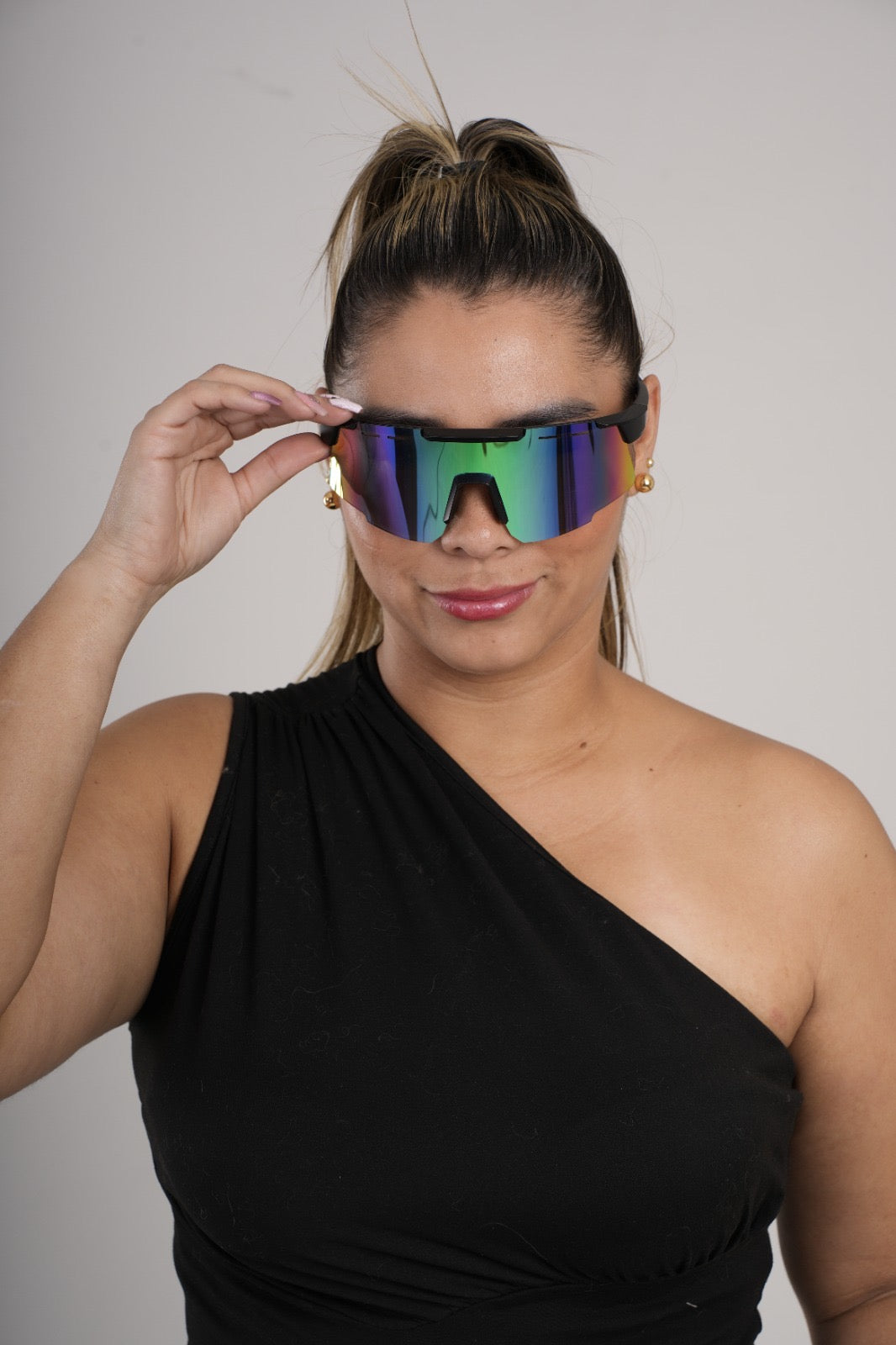 Gafas deportivas espejo tres colores unisex
