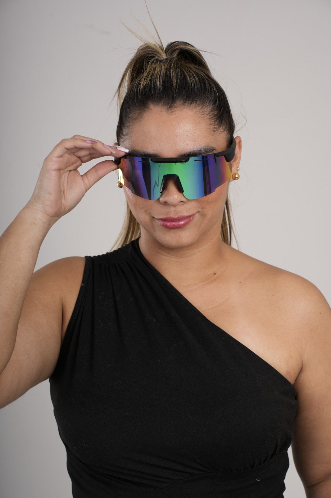 Gafas deportivas espejo tres colores unisex