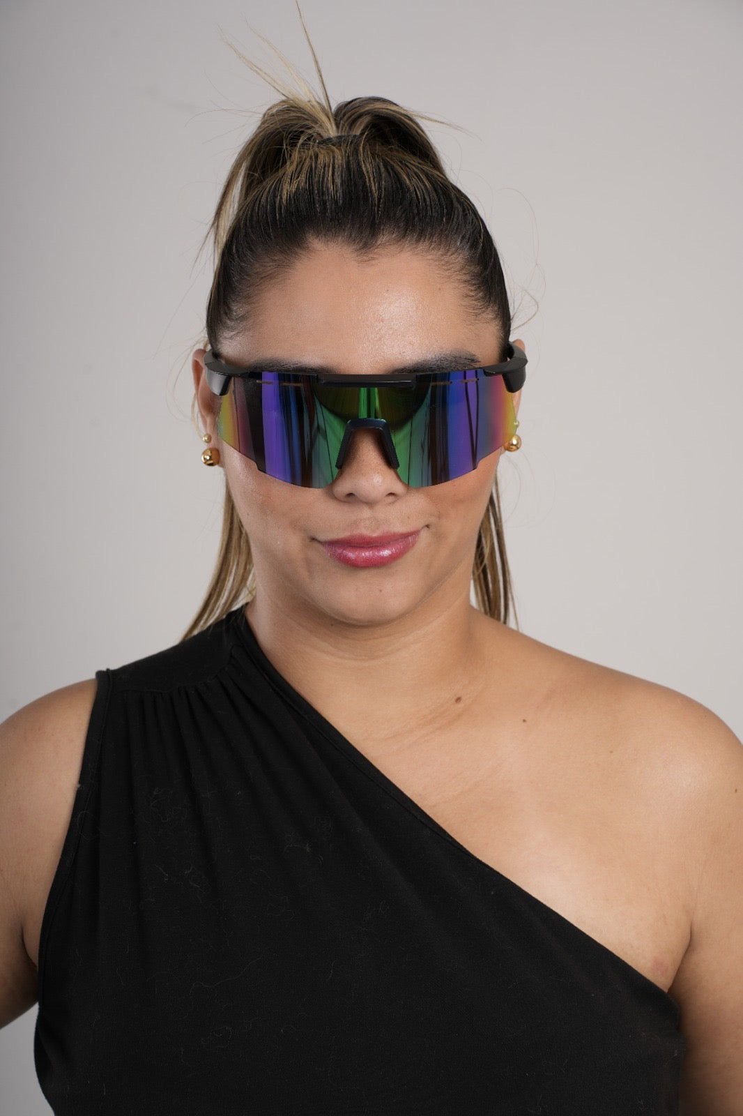 Gafas deportivas espejo tres colores unisex