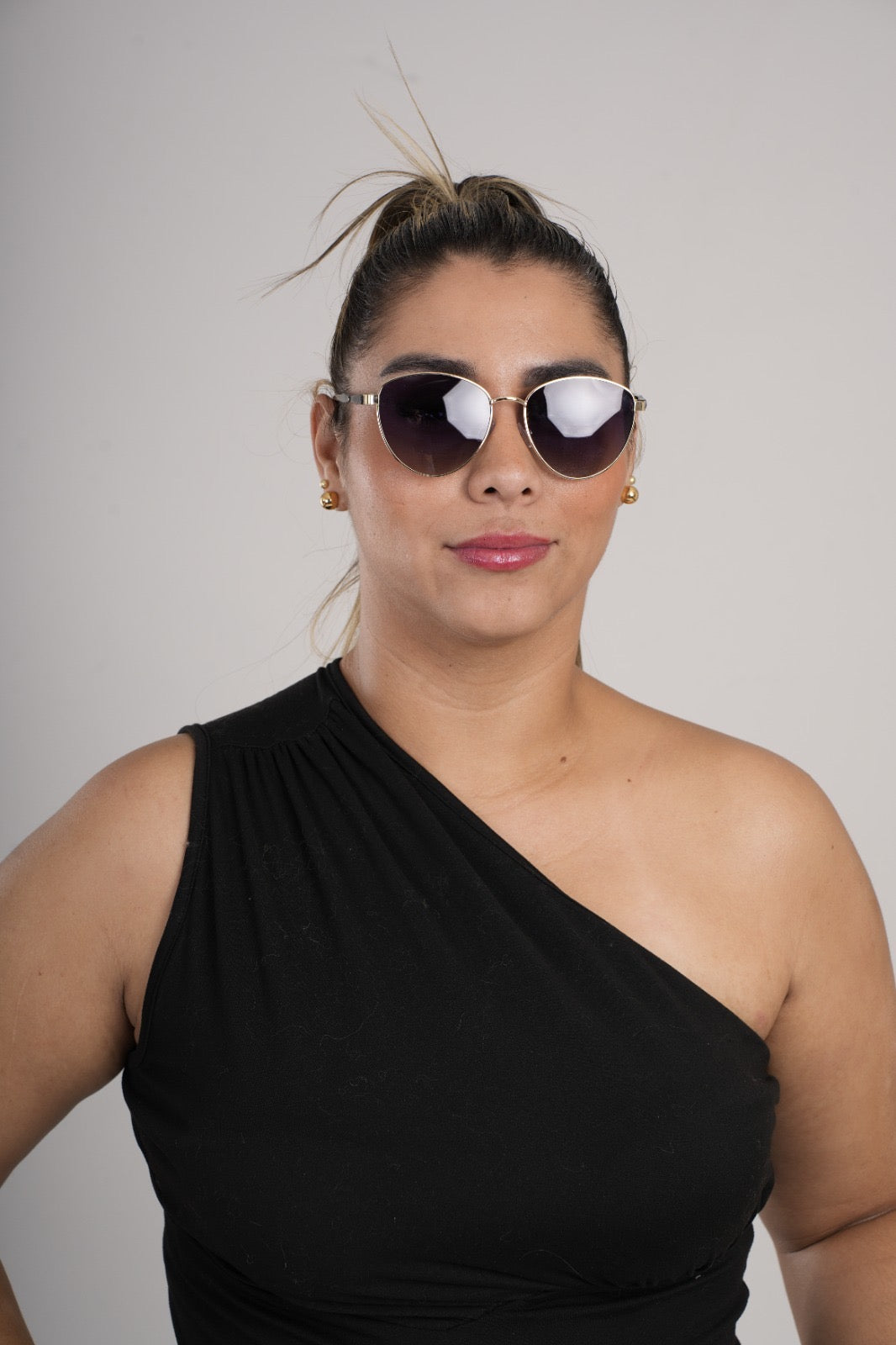 Gafas de sol corazón violeta for women