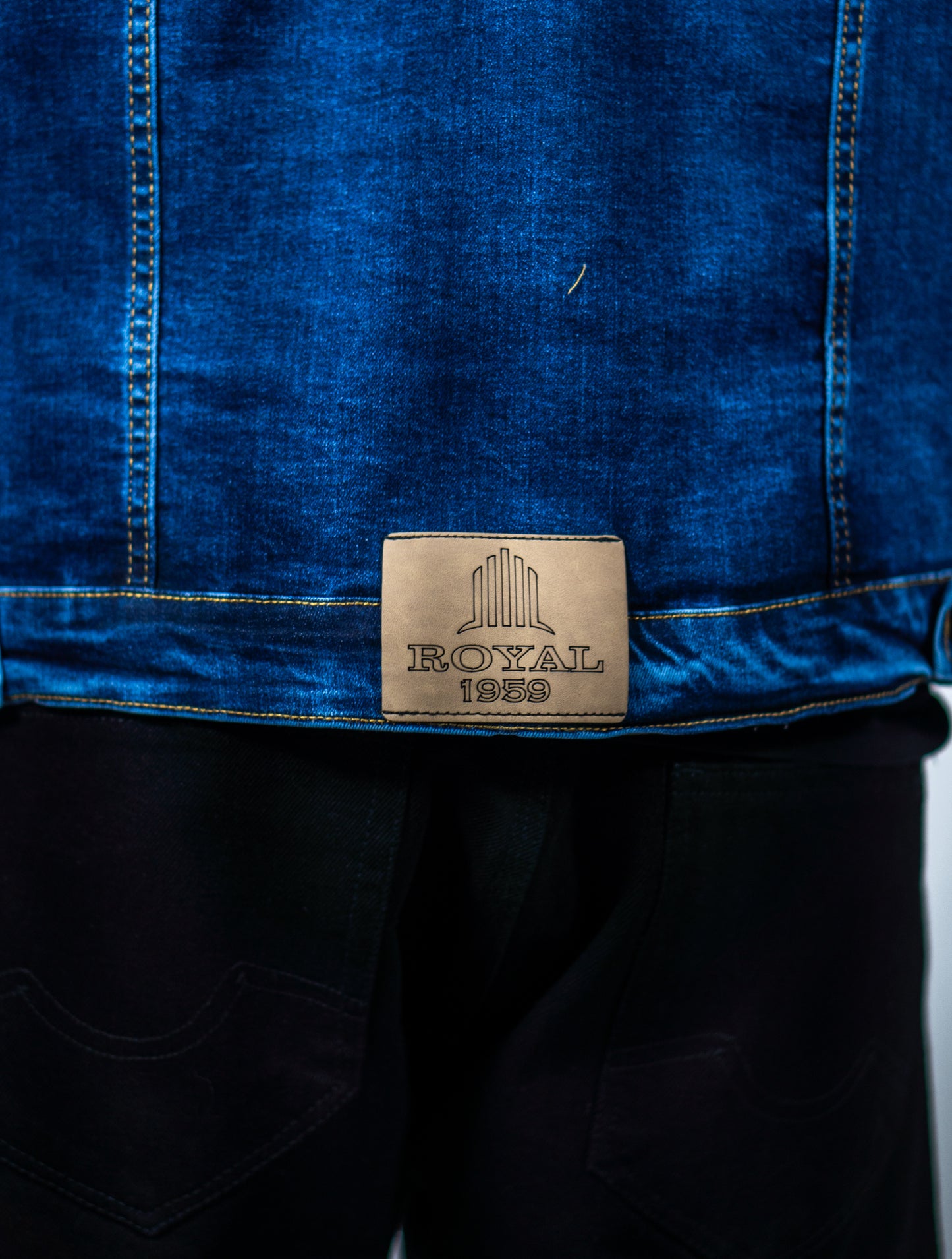 Chaqueta en Jean Acid Wash
