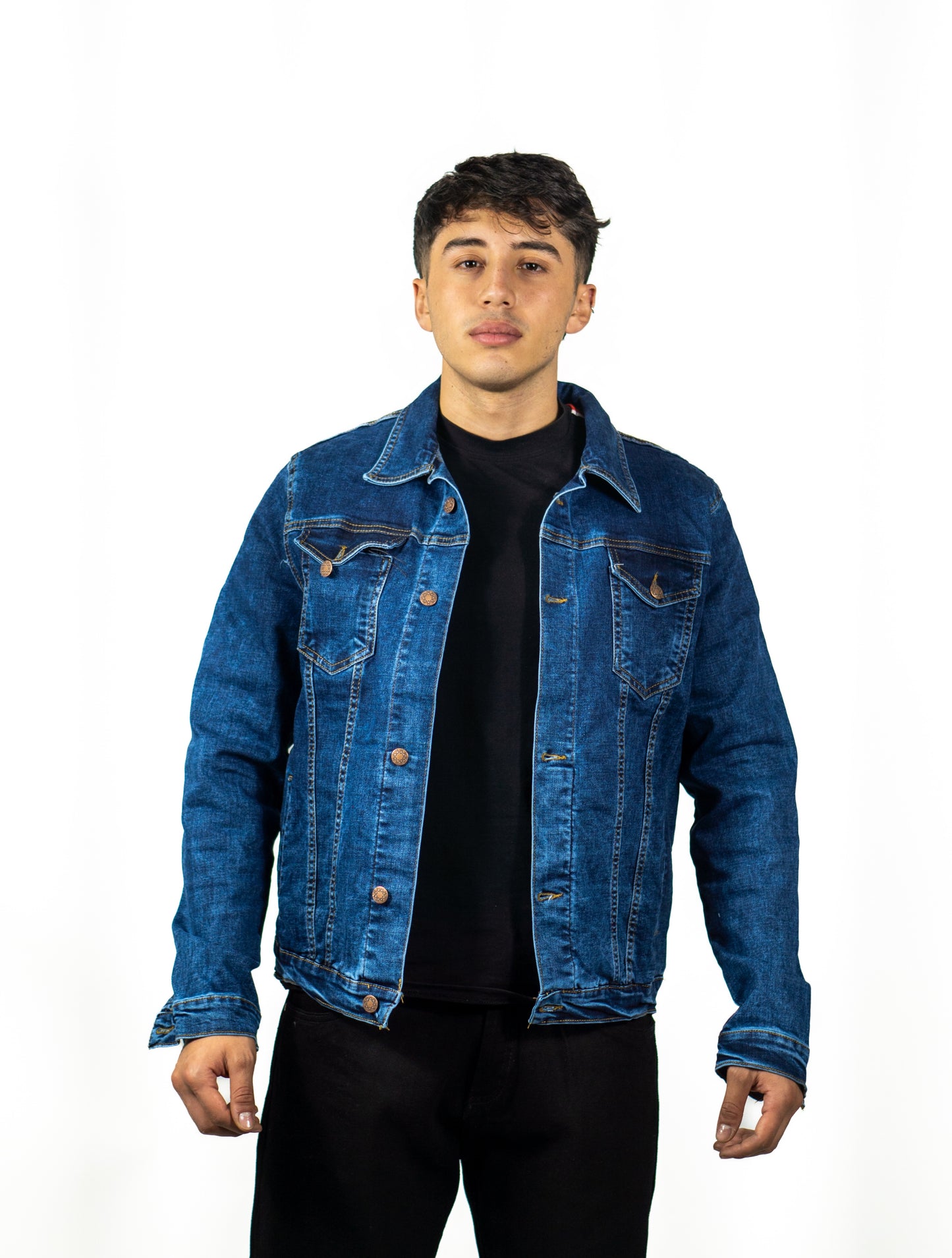 Chaqueta en Jean Acid Wash