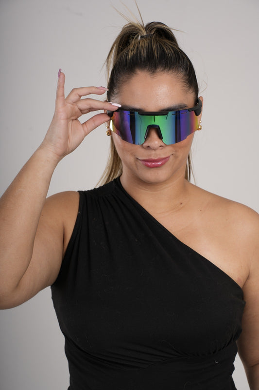 Gafas deportivas espejo tres colores unisex