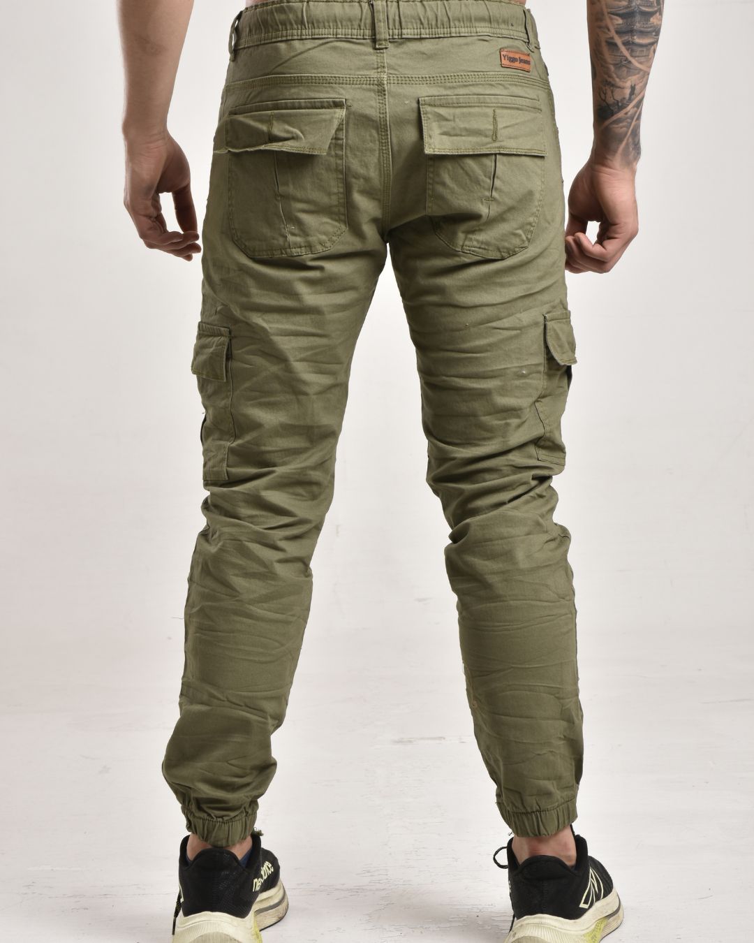 Cargo camuflado drill verde