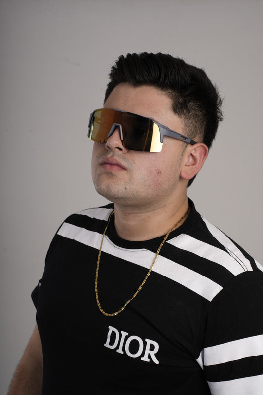Gafas deportivas Golden mirror For men