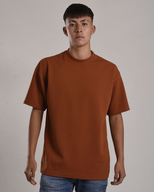 Oversize texturizada naranja